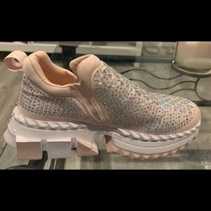 Elegant Embellished Women's Sneakers